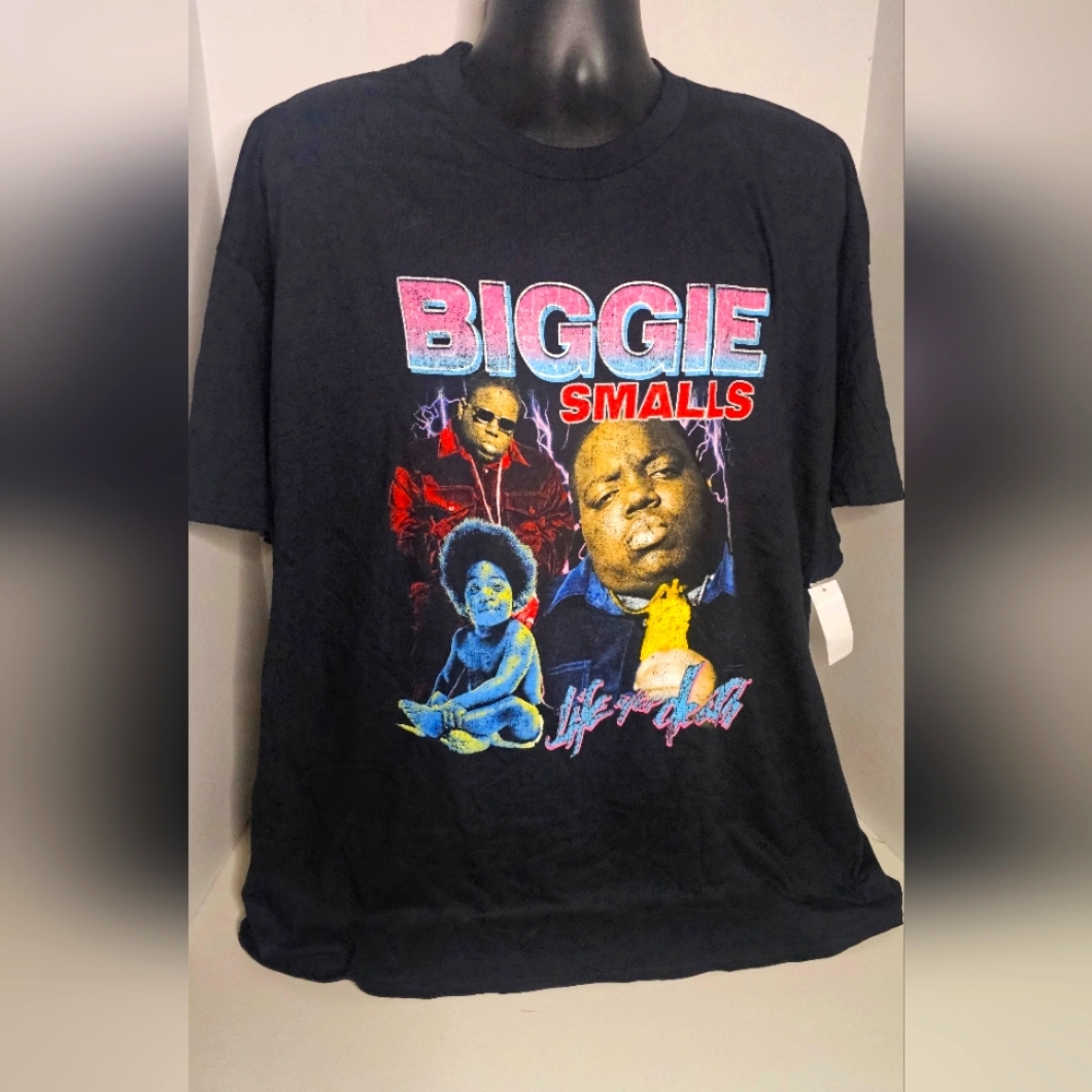 Biggie Smalls Life After Death Graphic Tee Mens Sizes